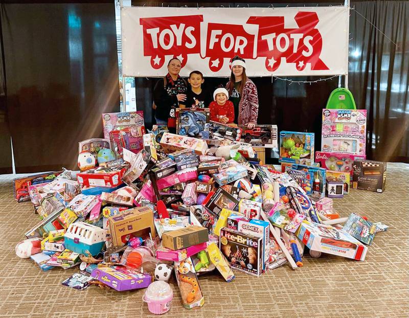 Tons of toys for tots