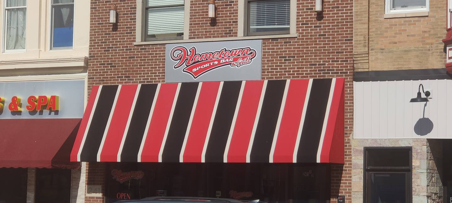 Hometown Sports Bar and Grill in downtown DeKalb.