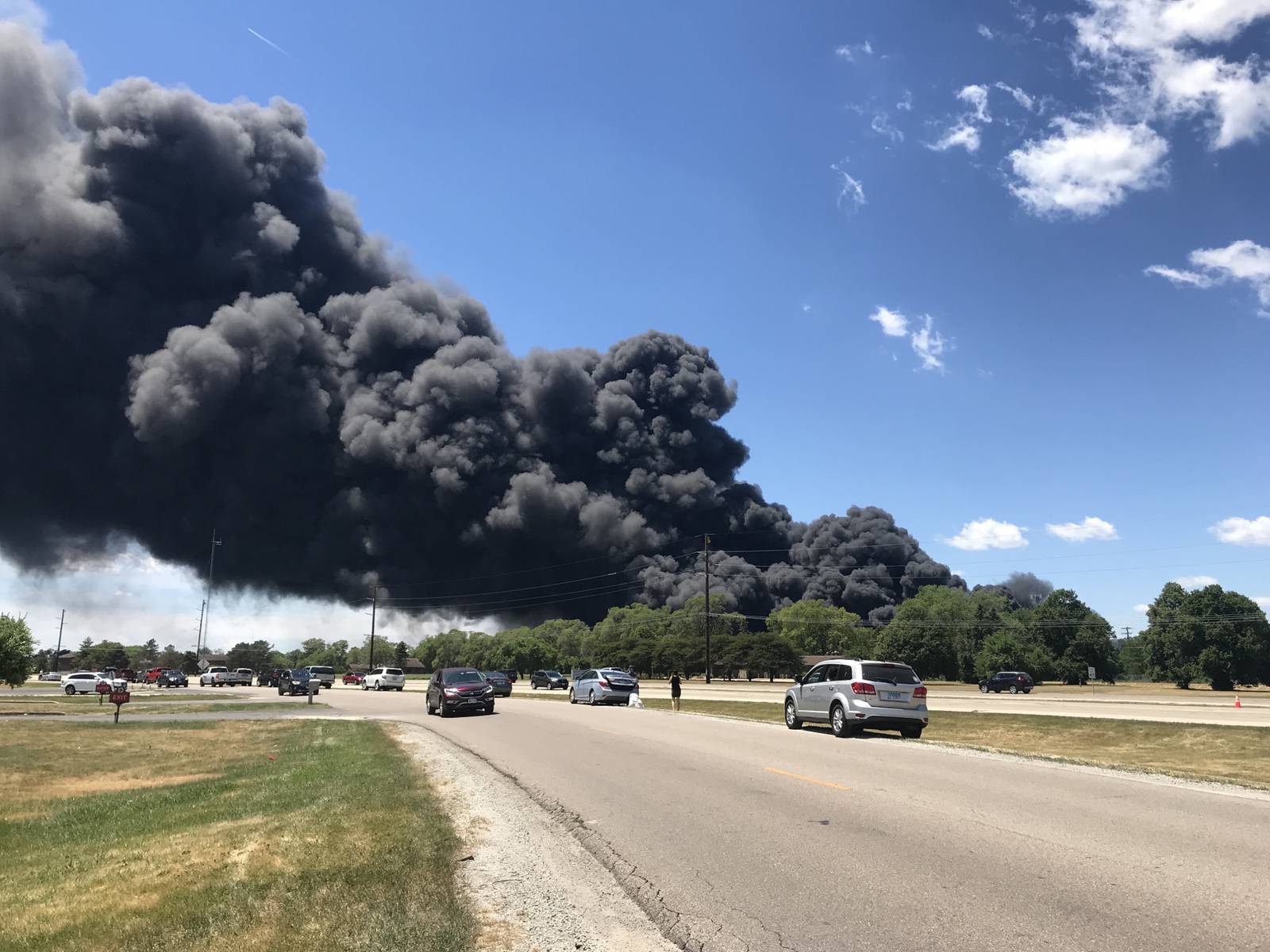 Photos Rockton Chemtool fire smoke travels for miles across northern