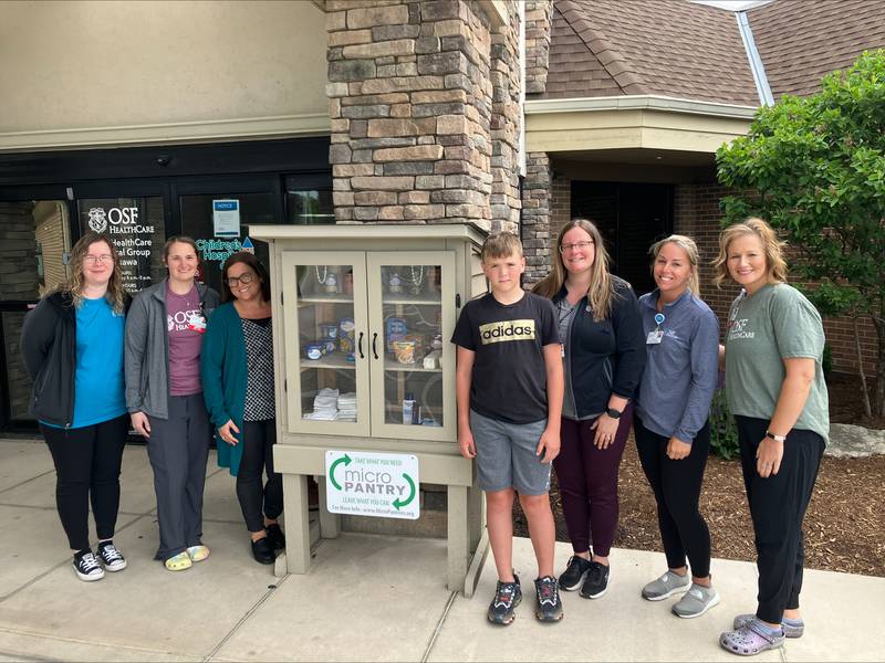 A new micro pantry was placed in front of the OSF Medical Group at 1614 E. Norris Dr., Ottawa.