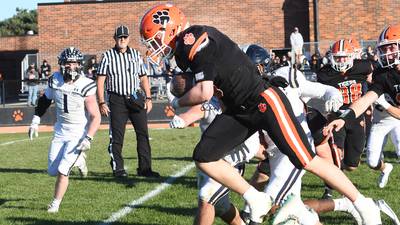 Byron defense quiets IC Catholic’s aerial attack, Tigers advance to Class 3A semis