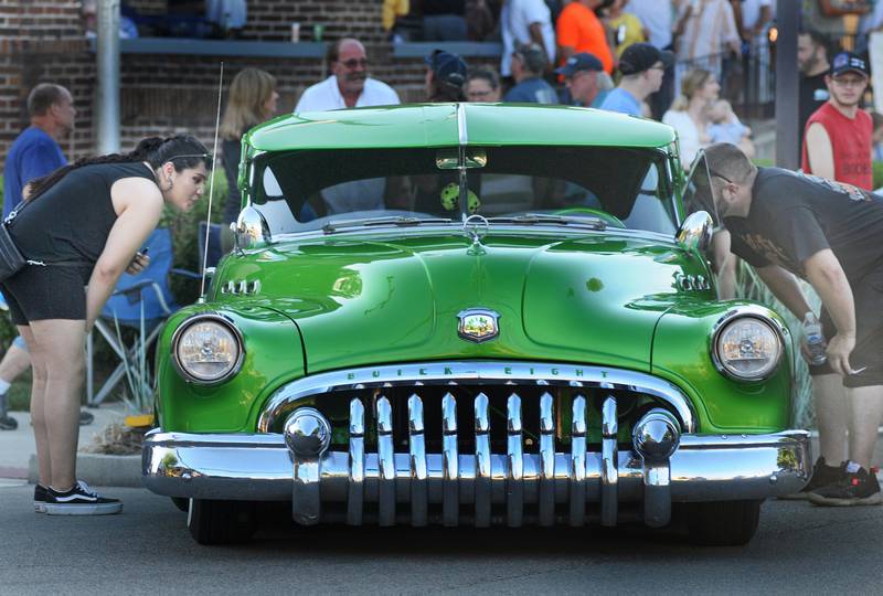 This 1950 Buick drew a lot of stares and closer looks Friday, June 17, 2022, during Cruise Night hosted by The La Salle County Cruisers in Ottawa.