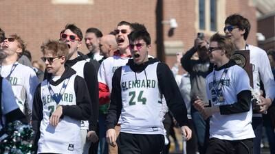 Boys Basketball: Glenbard West celebrates state champion Hilltoppers at rally