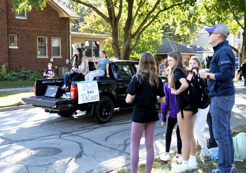 The Downers Grove North homecoming parade traveled on Chicago Avenue on Friday, Oct. 18, 2024.