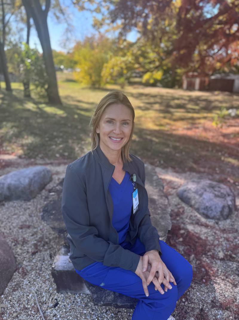 Julie Robbins, the Fire Starter of the Month for November 2025 at Morris Hospital