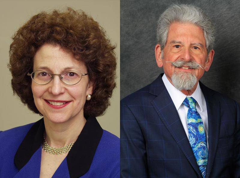 Dr. Amy Paller (left) and Dr. Stephen P Stone