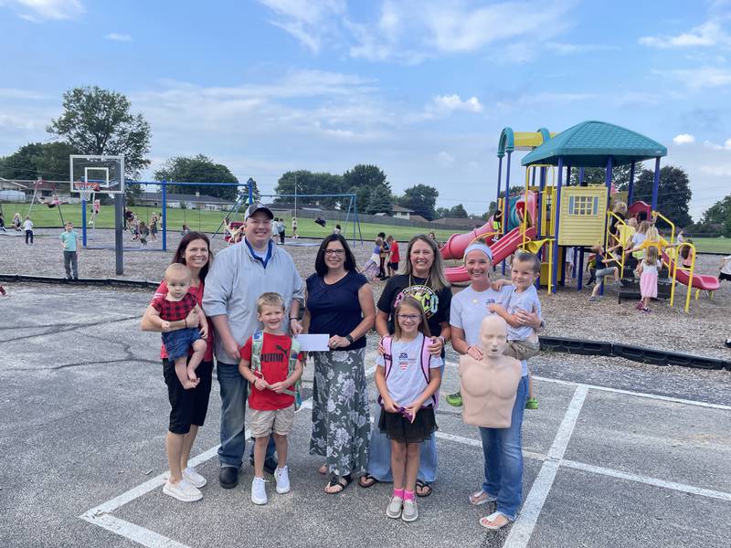 On Oct. 14, Northern Illinois CPR & First Aid announced a financial donation to Highland Elementary School to purchase fun and engaging new equipment for students to use on the playground.