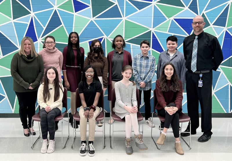 The Troy Community School District 30-C school board recognized its March 2022 Students of the Month (pictured) at the district’s April school board meeting.