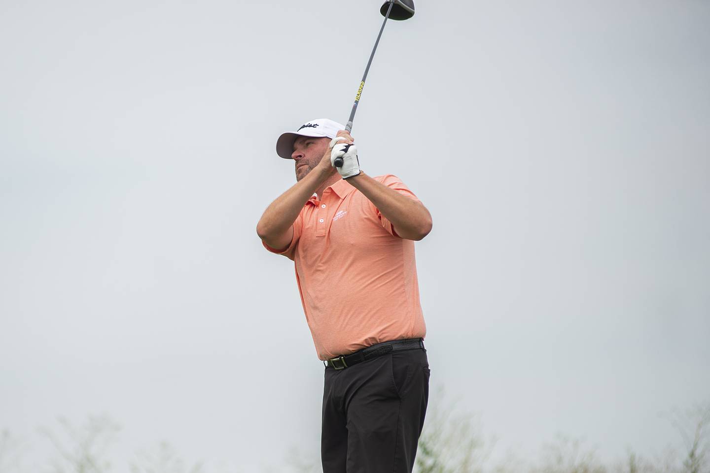 Jason Wombacher tees off on #10 to start the second round Sunday, July 17, 2022 of the Lincoln Highway golf tournament at Prairie View Golf Club in Byron.