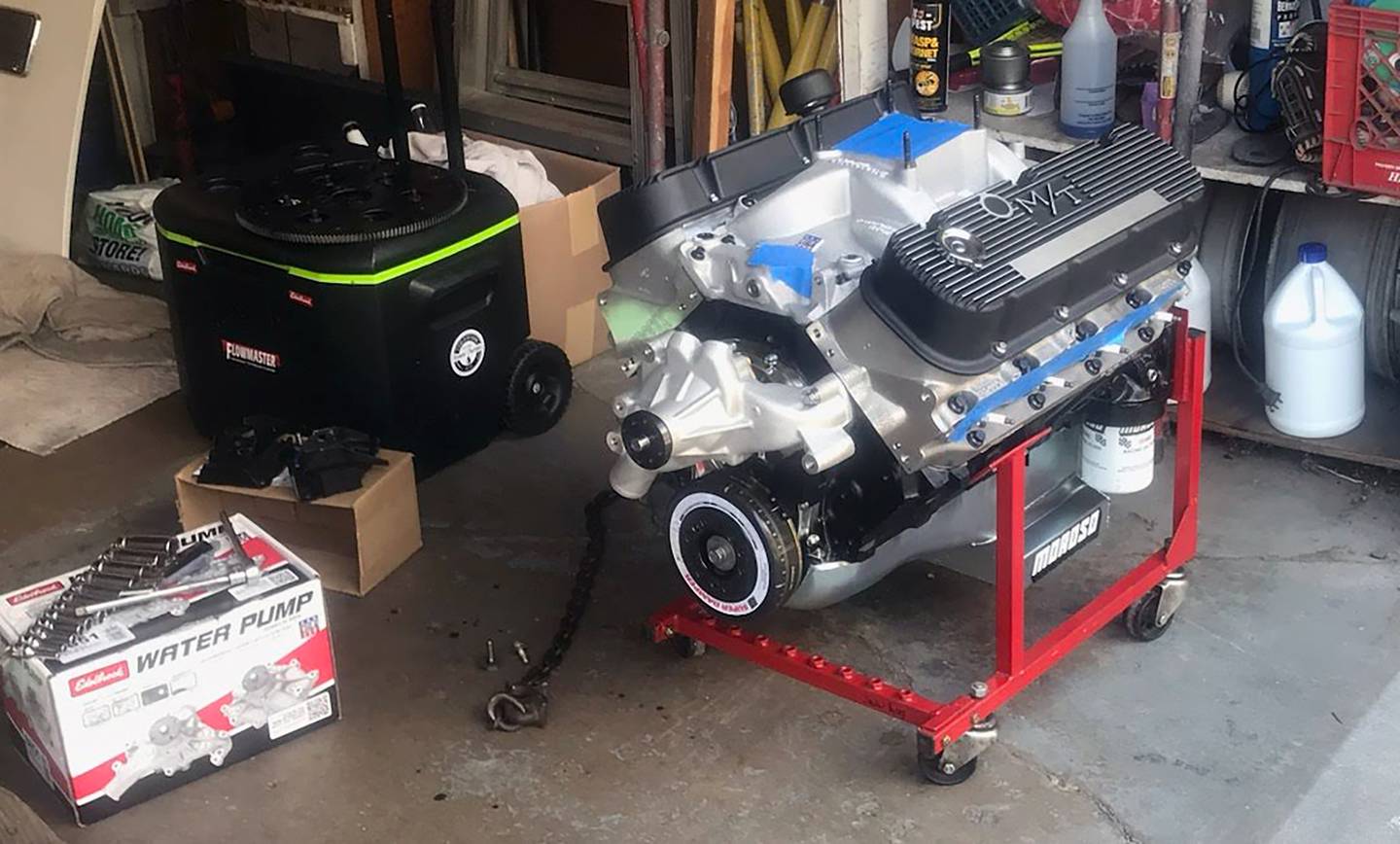 Photos by Rudy Host, Jr. - 1971 Chevy Nova SS Engine Stand