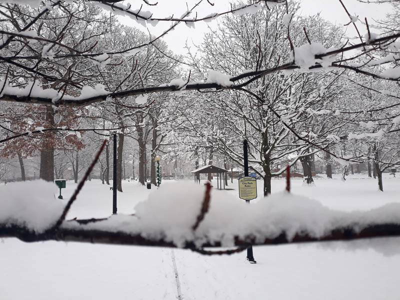 Streator City Park was picturesque Wednesday, Jan. 25, 2023, after a morning snowfall.