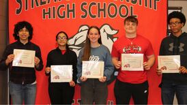 Streator High School honors January students of the month