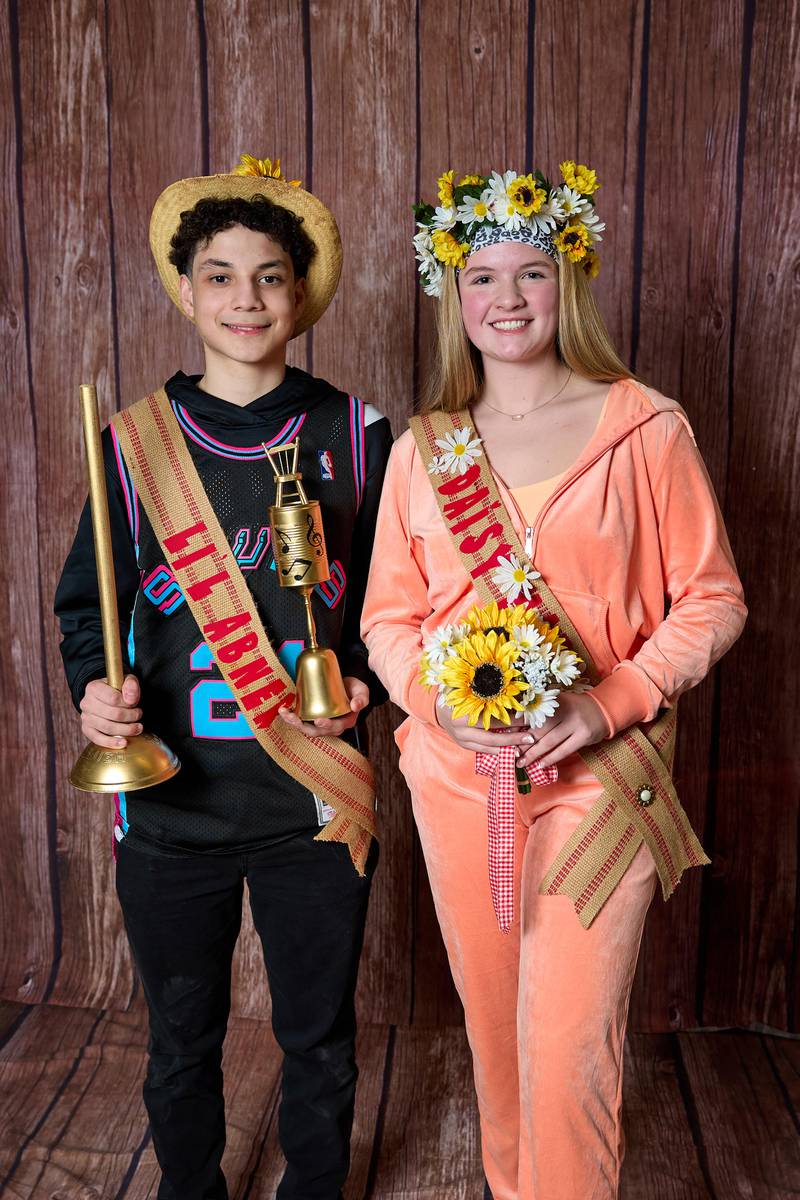 Hall High School in Spring Valley hosted its annual Sadie Hawkins Dance on Saturday, Feb. 22, 2025. The Sadie Court includes Bobby Rios, crowned Lil' Abner, and Caroline Morris, crowned Daisy Mae.