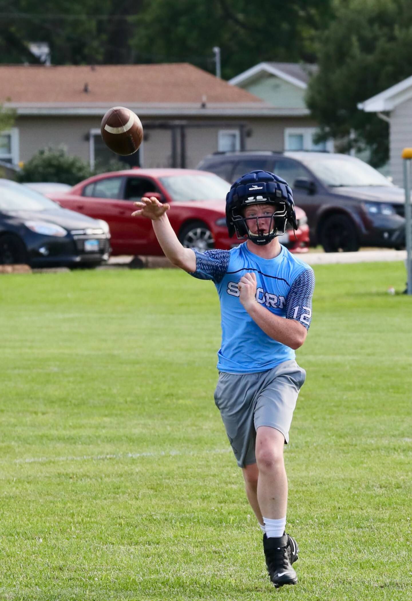 Bureau Valley sophomore quarterback Bryce Helms