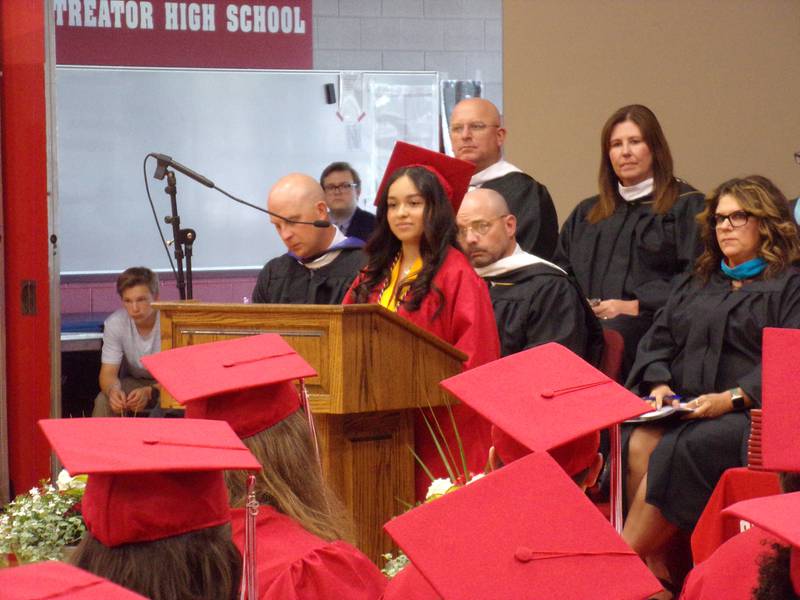 Franchesca Rodriguez was selected by classmates to deliver the address to the Class of 2023 during the graduation ceremony Sunday, May 21, 2023. She talked about not being afraid to fail because of the lessons it teaches in life.