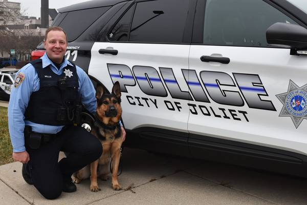 Joliet police K-9 officer dies unexpectedly