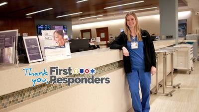 ER nurse Allie Spontak stays calm amid chaos