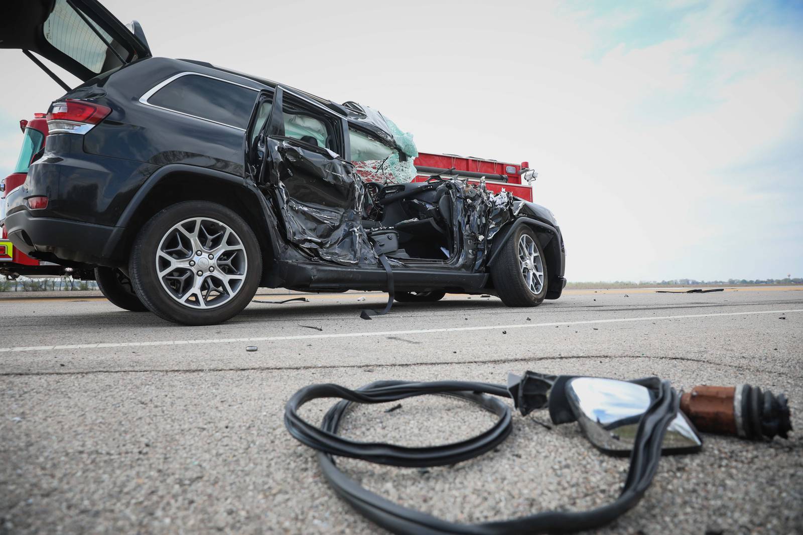 One person flown following crash south of Hebron that closed Route 47