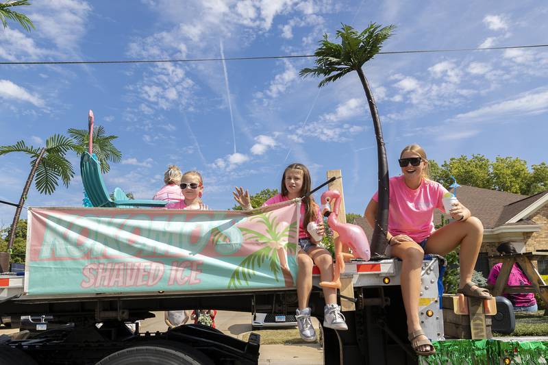 There’s still hot days ahead so a Kokomo Shaved Ice would hit the spot as seen Saturday, Sept. 14, 2024, in the Fiesta Days parade.