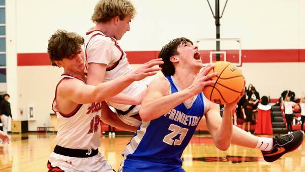 Photos: Hall vs. Princeton boys basketball 