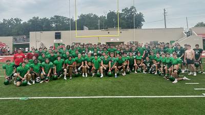 Photos: St. Bede and L-P football teams hold joint practice 