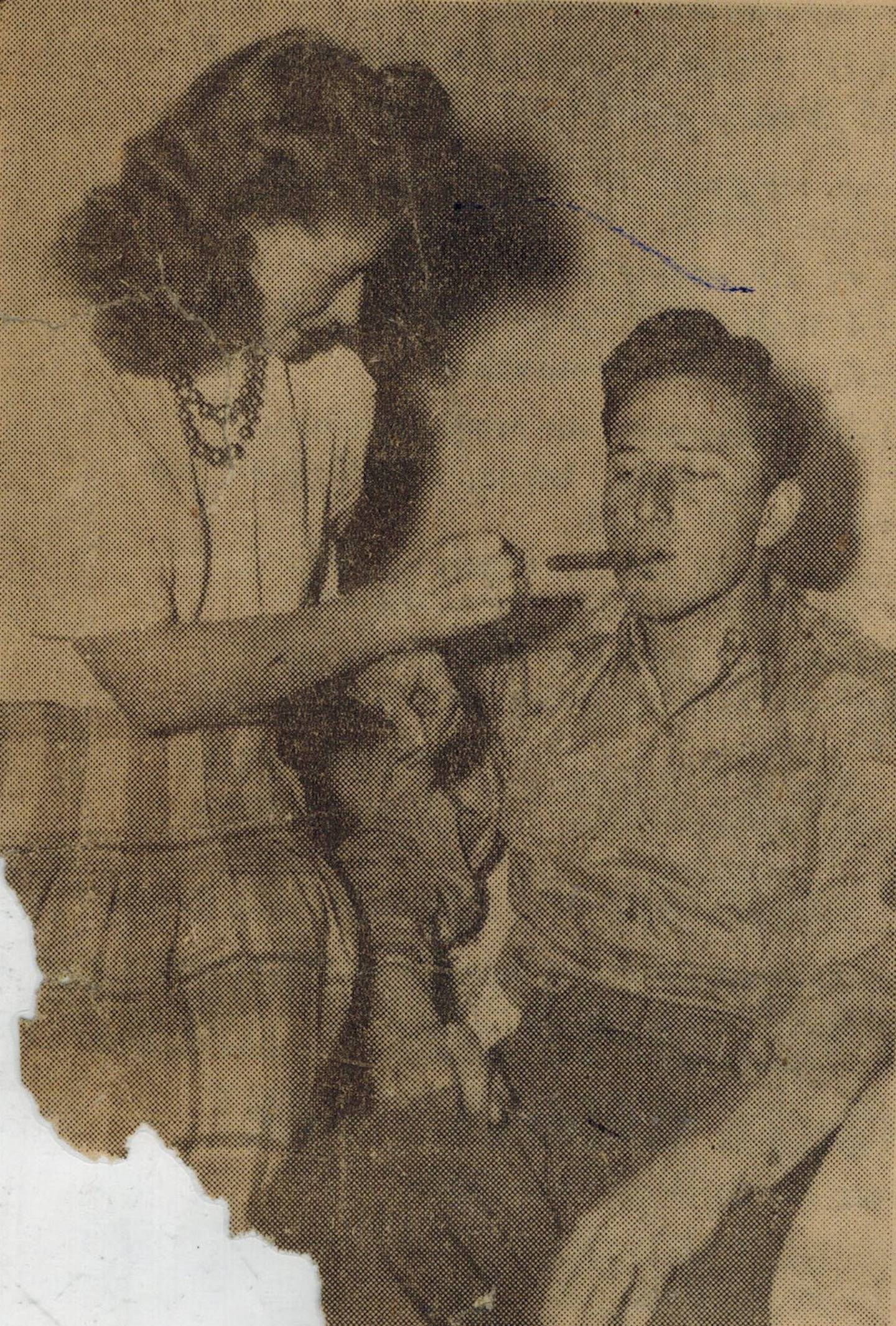 This photo of Henry Ceci (his wife Lillian is lighting his cigar) ran in The Herald-News as part of a larger story of liberated war heroes from Joliet, according to Robert Ceci of Joliet, Henry's nephew. Henry was one of five brothers who served in the Army during World War II and was initially deemed missing in action.