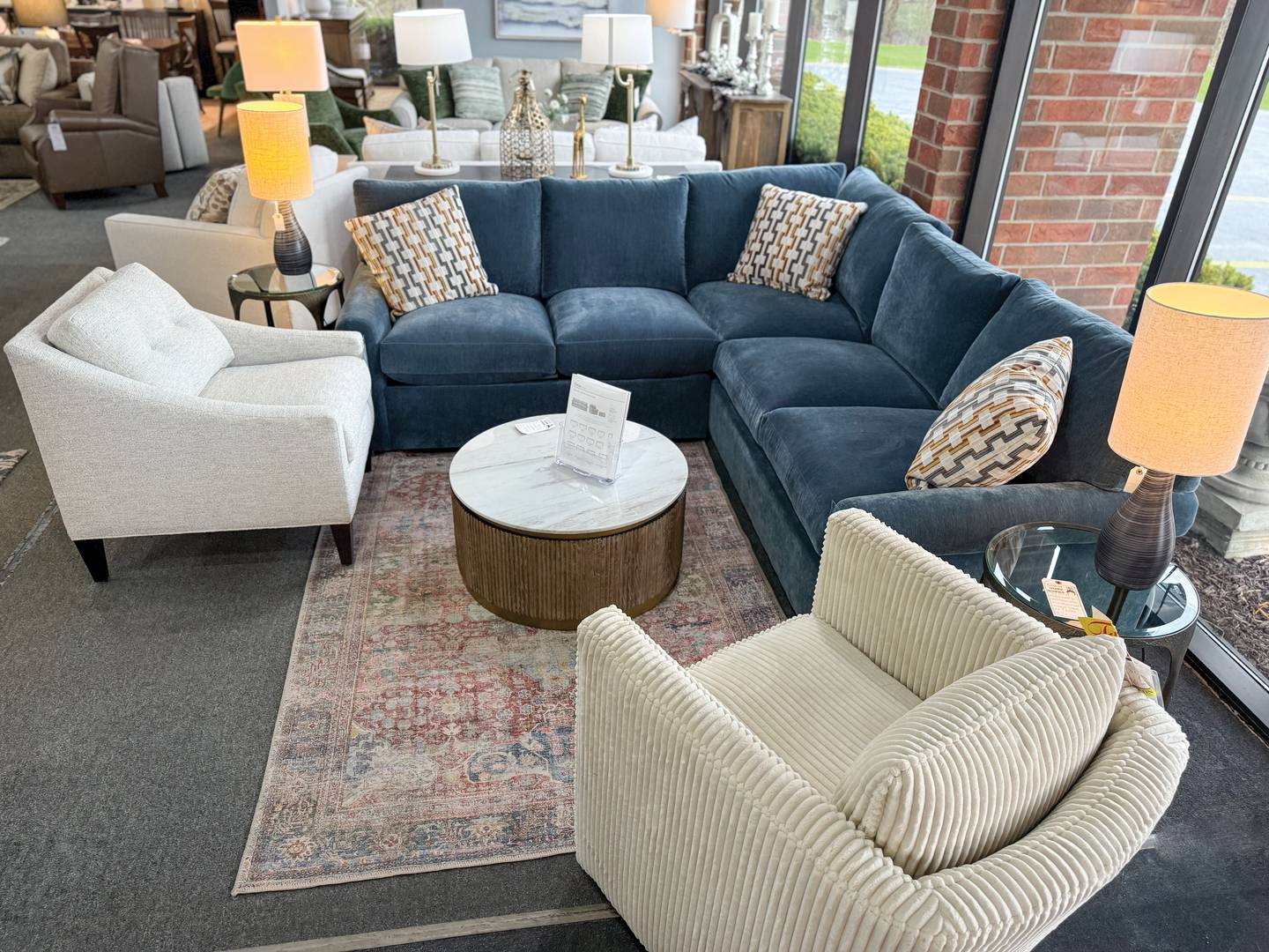 Warmer tones are taking the home furnishing world by storm, creating a cozier feel.