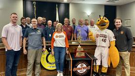 Peru congratulates Illinois Valley Pistol Shrimp for Prospect League title