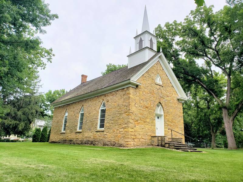 St. Peter’s Episcopal Church in Grand Detour, built in 1849, is the oldest church building in the Dixon area.