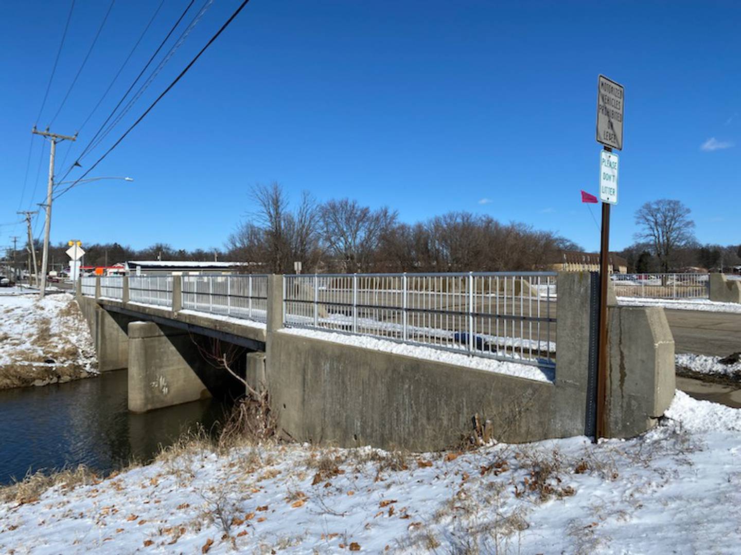 The North First Street shown here Friday, Feb. 17, 2023 across from Northern Illinois University's WNIJ building at 801 N. First St. in DeKalb will close starting March 1, 2023 for a full replacement, expected to be complete by late summer or early fall, according to the city of DeKalb.