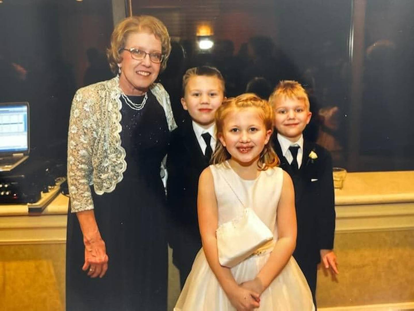 Betty Morman, formerly of Channahon, is pictured with her grandchildren Kurt, Ben and Avery. Betty saw nursing more as a vocation than a career and had a nurse's heart from her earliest days.