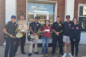 Rochelle Police, Fire departments raise $1,100 with charity volleyball game to benefit Focus House