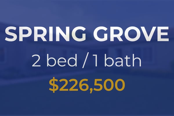 Single-family home in Spring Grove sells for $226,500