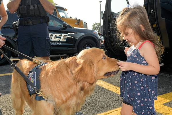 Geneva’s 1st National Night Out offers fun, fellowship, pizza – and paint