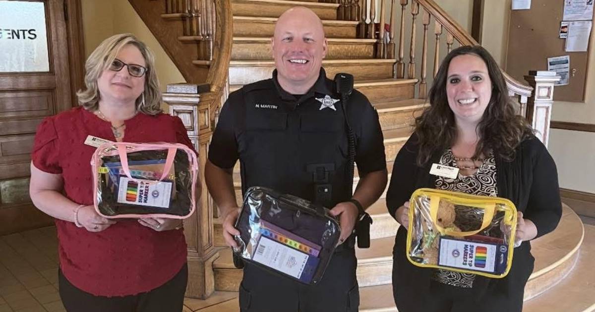 La Salle police launch comfort bags for children in Handle with Care initiative
