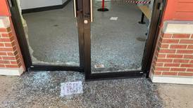 Two people break windows at Harvard City Pool, flee scene