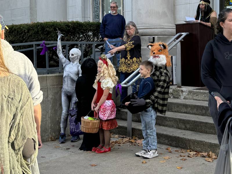 The Lions Club held its annual costume contest, featuring many spooky and creative costumes.