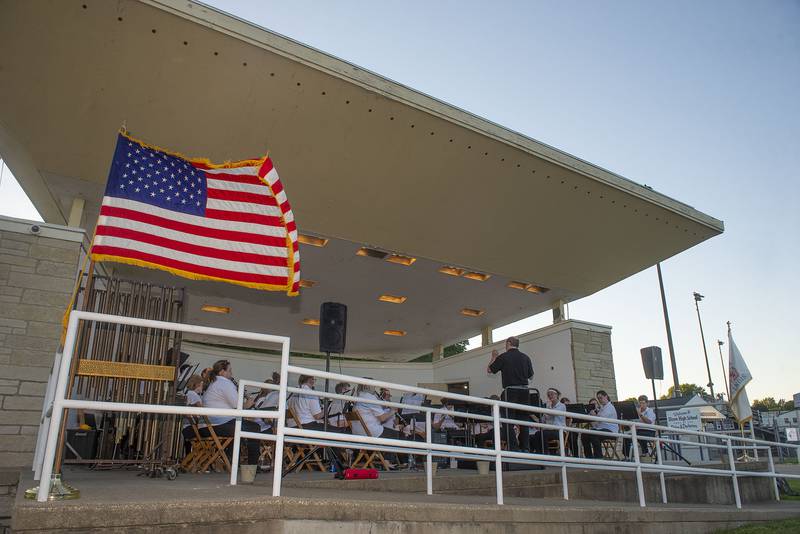 The band played a variety of marches including the instantly recognizable camper’s whistle from the classic movie “The Parent Trap” titled “Colonel Bogey” by Kenneth Alford.