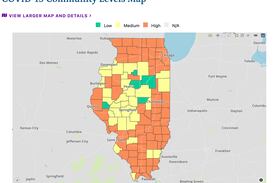 IDPH: 66 Illinois counties at “high” COVID-19 risk
