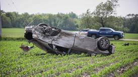 Driver flown with serious injuries from crash near Marengo 