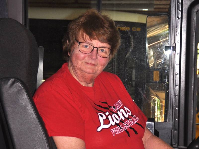an Becker sat in the driver's seat for Bus No. 1 for the LaMoille school district for 43 years. She made her last ride Monday.