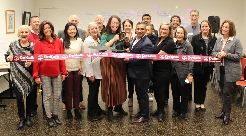 DeKalb Chamber of Commerce ribbon cutting welcoming Local Exposure