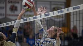 Photos: Newman takes on Mercer County in volleyball