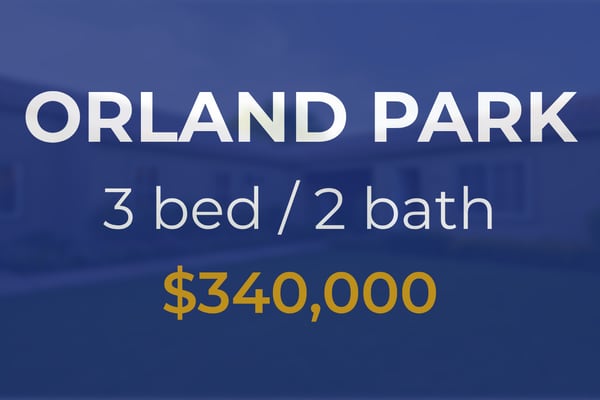 Three-bedroom house sells in Orland Park for $340,000