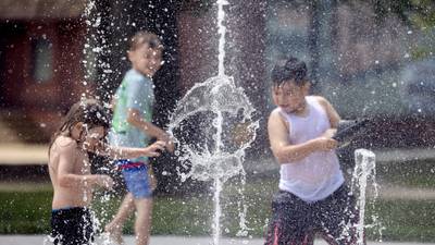 Photos: New splash pad in Sterling