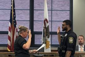 Peru City Council welcomes DePue’s Manny Winfert as Patrol Officer 
