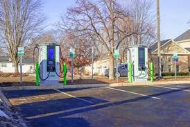 New EV fast-charging stations installed at Batavia Public Library 