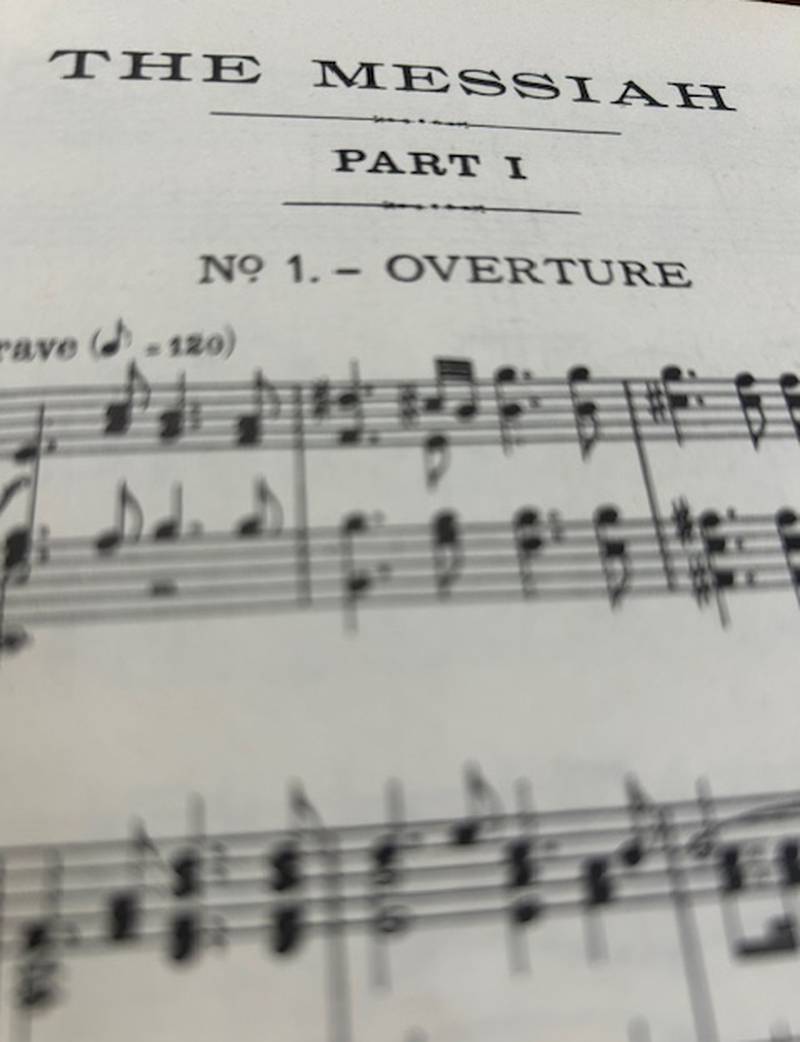 "The Messiah" rehearsals will begin Jan. 12 in Morrison.
