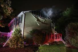 Cary house fire may have started from lightning during storms that pummeled area