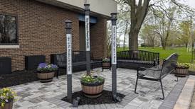 Universalist Unitarian Church of Joliet rededicates peace pole
